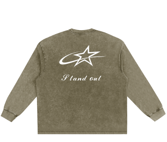 Eminere Washed Long Sleeve T-Shirt