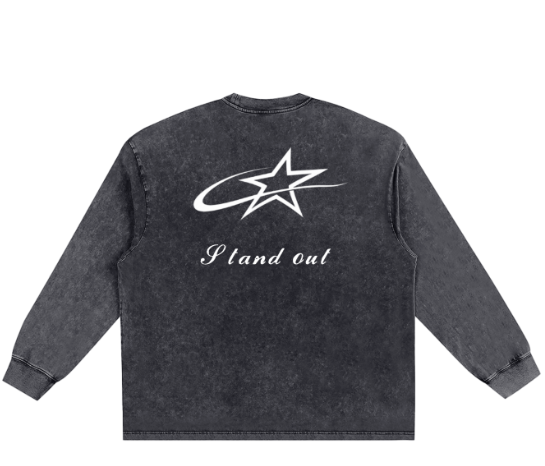 Eminere Washed Long Sleeve T-Shirt