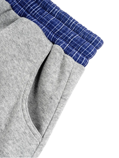 Eminere Plaid Waistband Sweatpants