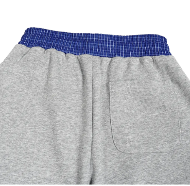 Eminere Plaid Waistband Sweatpants