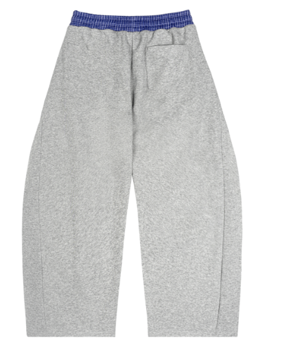 Eminere Plaid Waistband Sweatpants