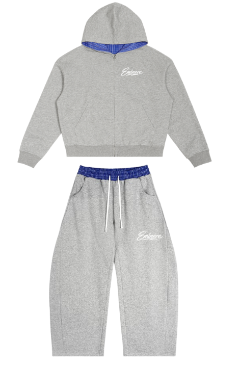 Eminere Plaid Hoodie and Sweatpants bundle
