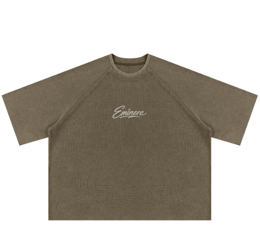 Eminere Wash Boxy Waffle T-Shirt