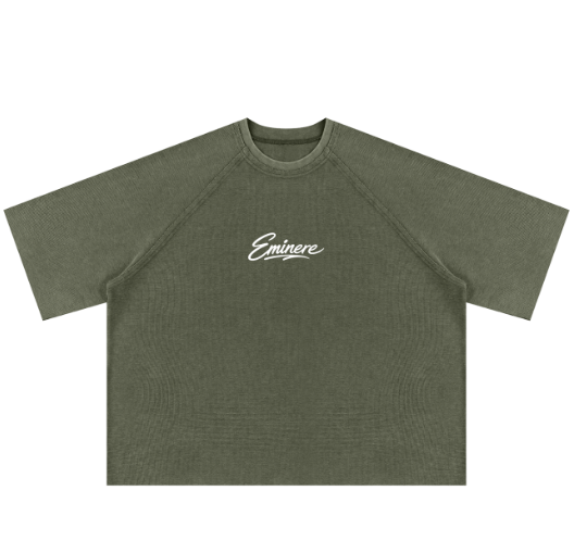 Eminere Wash Boxy Waffle T-Shirt