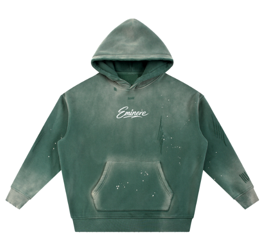 Eminere "Stand Out"Vintage Washed Fleece Hoodie