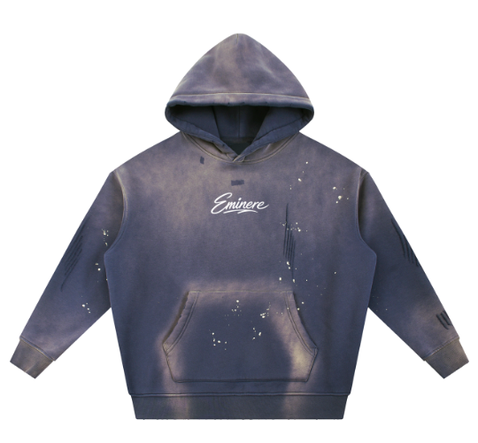 Eminere "Stand Out"Vintage Washed Fleece Hoodie