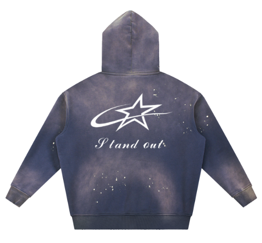 Eminere "Stand Out"Vintage Washed Fleece Hoodie