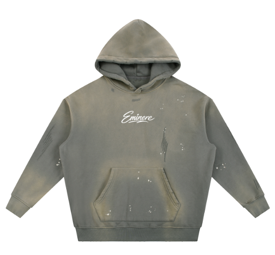 Eminere "Stand Out"Vintage Washed Fleece Hoodie