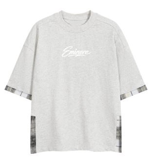 Eminere Plaid Paneled T-Shirt