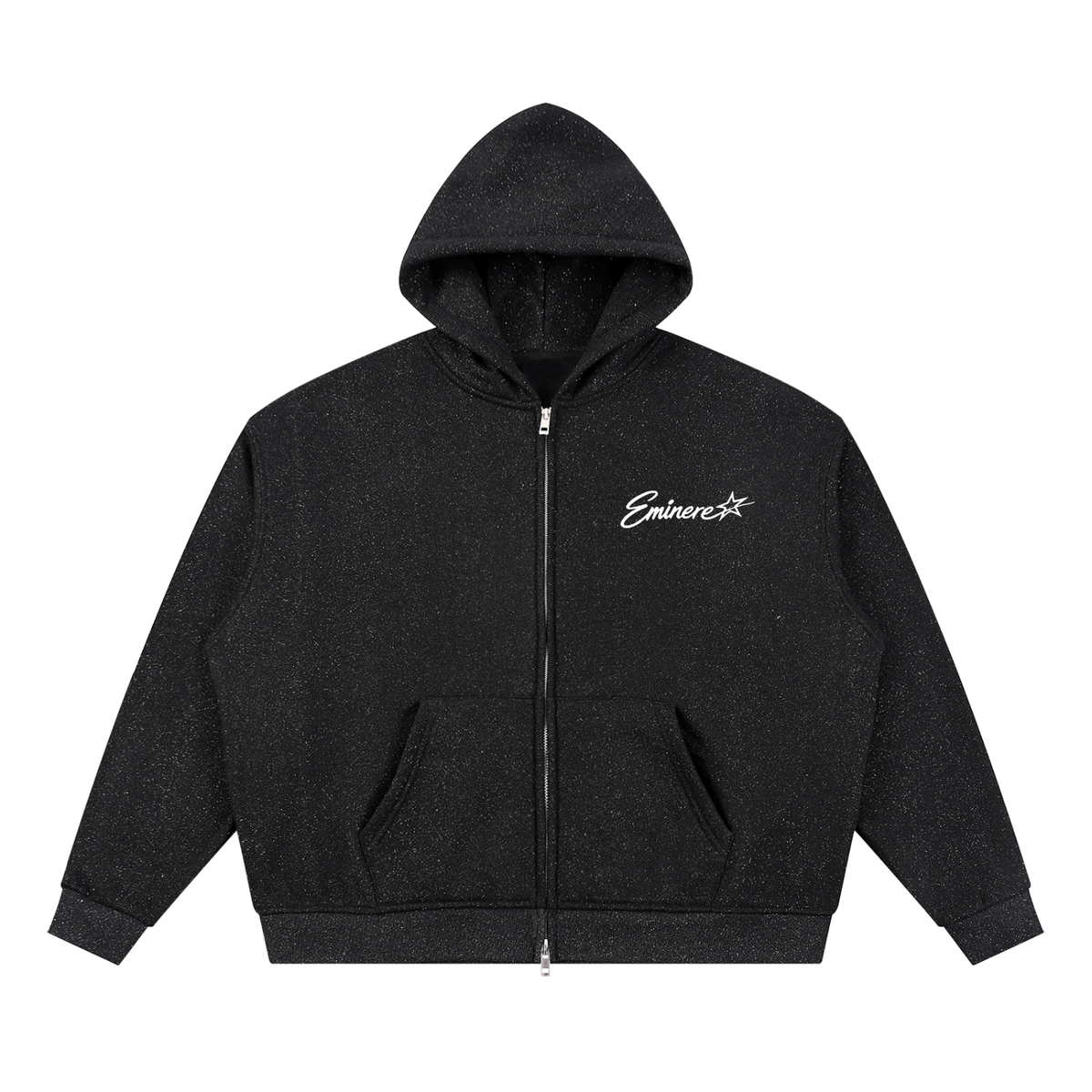 Rhinestone Zip up hoodie