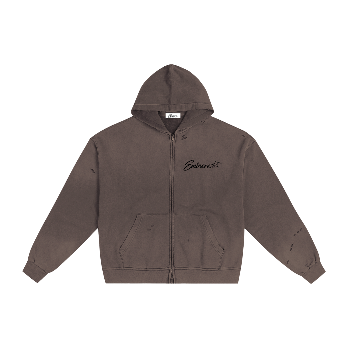 Distressed Zip up