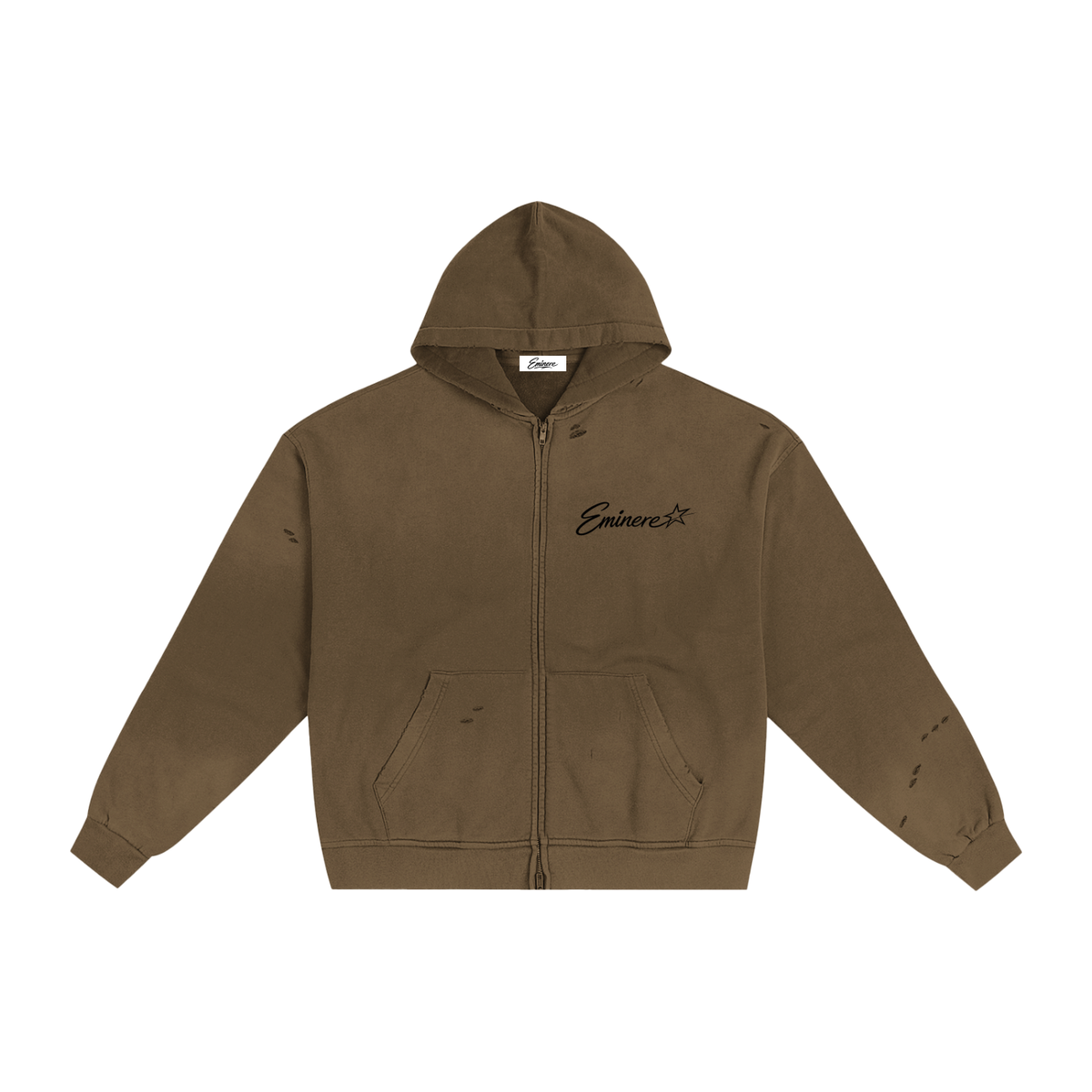 Distressed Zip up